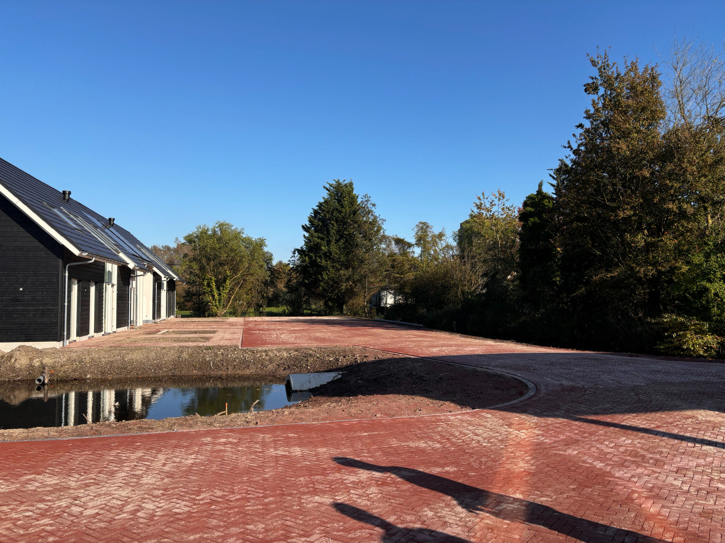Bestraatte nieuwbouwwijk in Capelle aan den IJssel